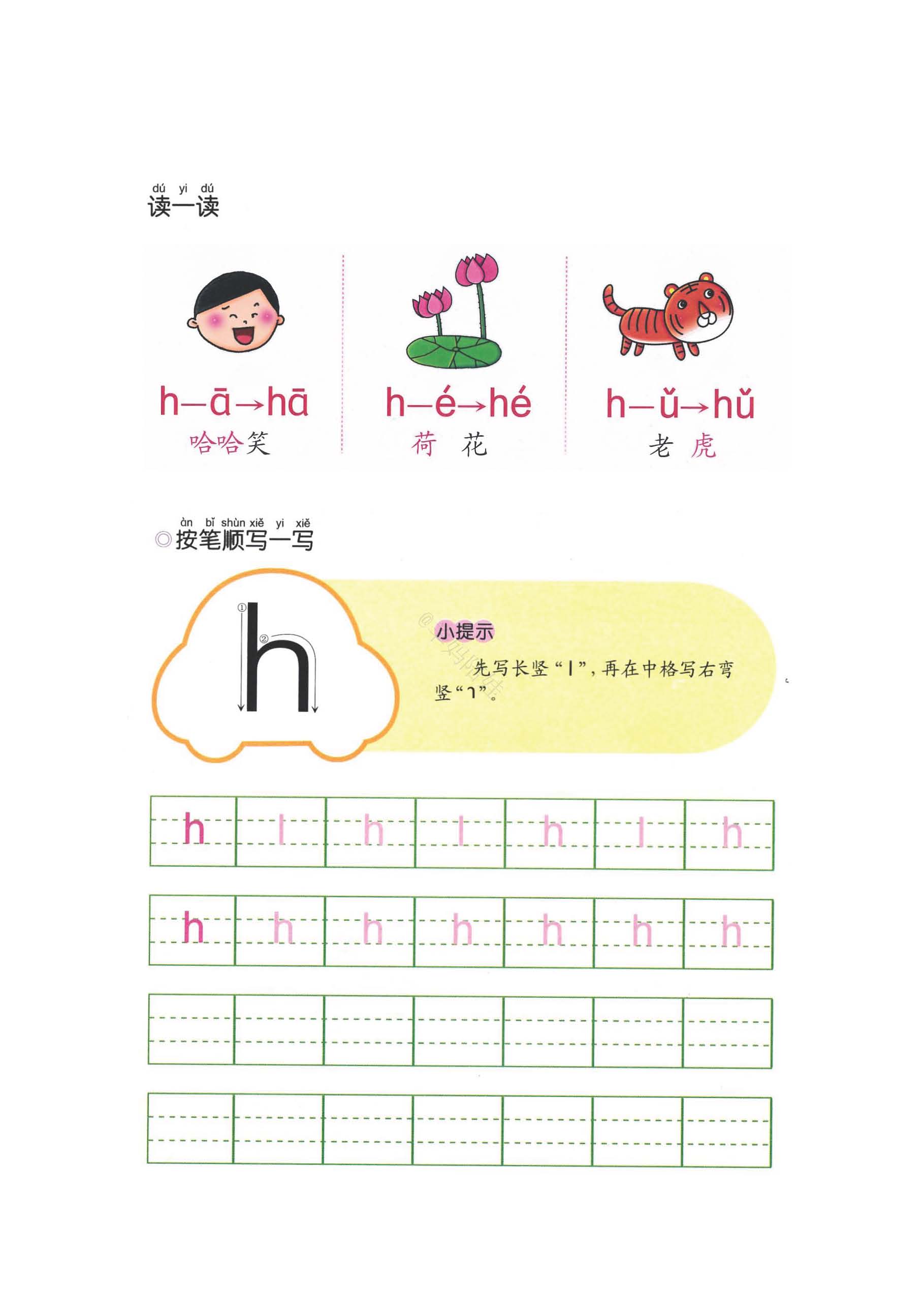 拼音声母有哪些字母，小学一年级汉语拼音声母分类