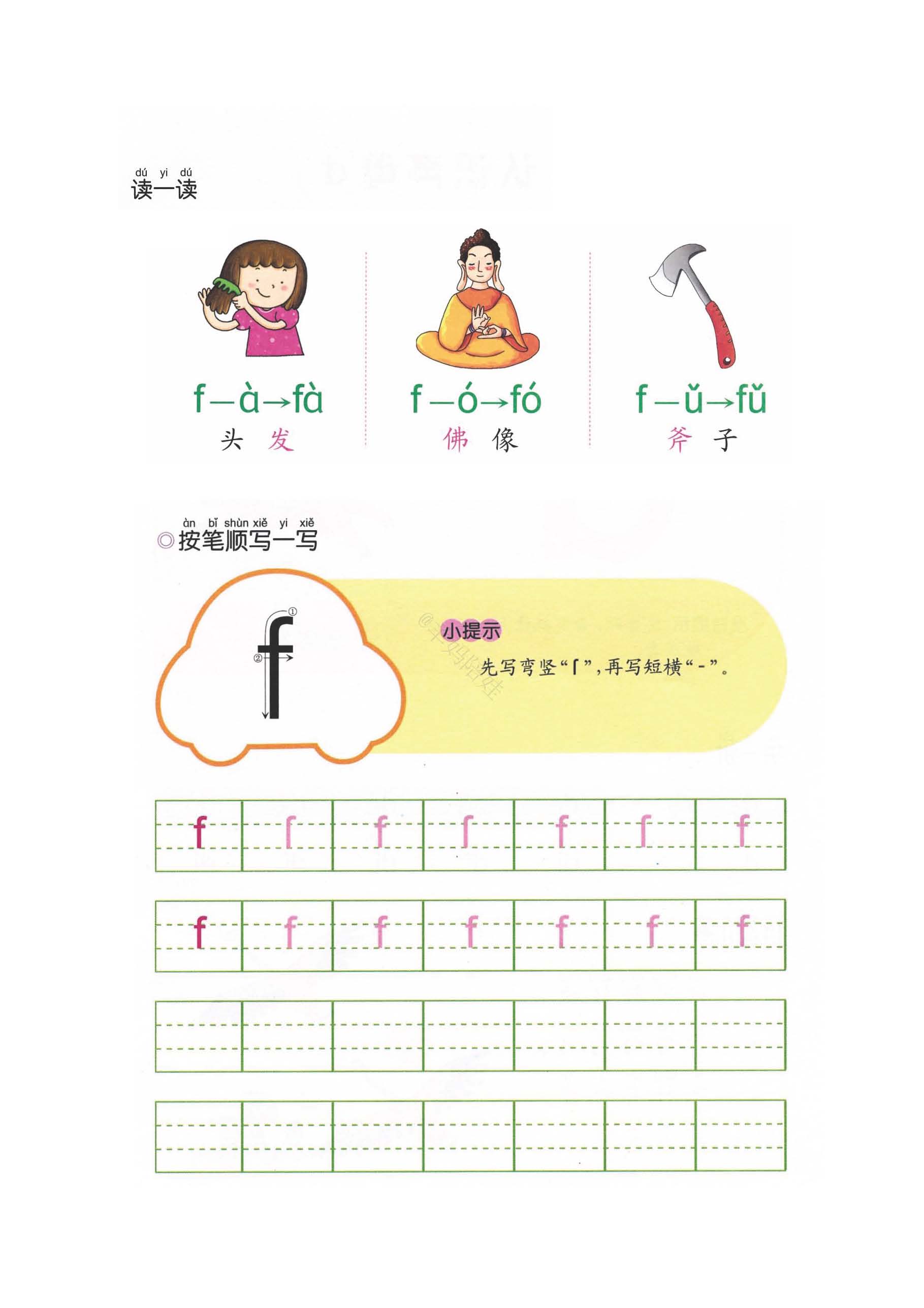 拼音声母有哪些字母，小学一年级汉语拼音声母分类